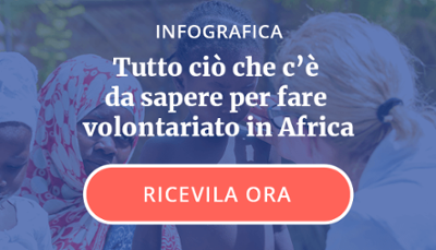 Infografica sul volontariato in Africa