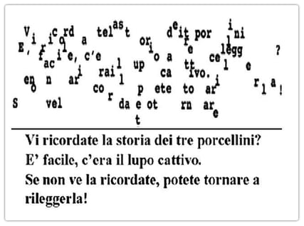 Dislessia: cosa vede un dislessico