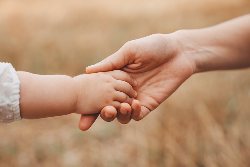 Mano di un bambino Mano di un bambino